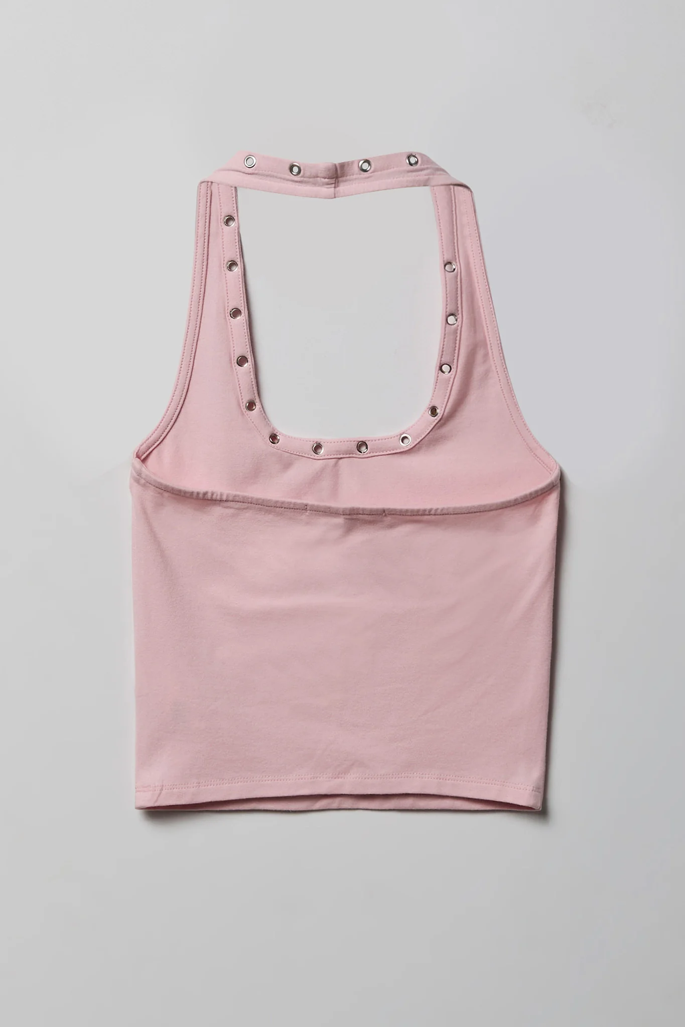 7838-graphic-grommet-trim-halter-top-5.webp Graphic Grommet Trim Halter Top