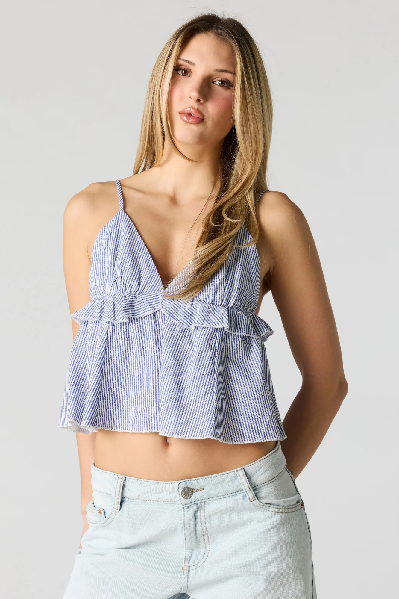 7954-linen-blend-babydoll-tank-11.webp Linen-Blend Babydoll Tank