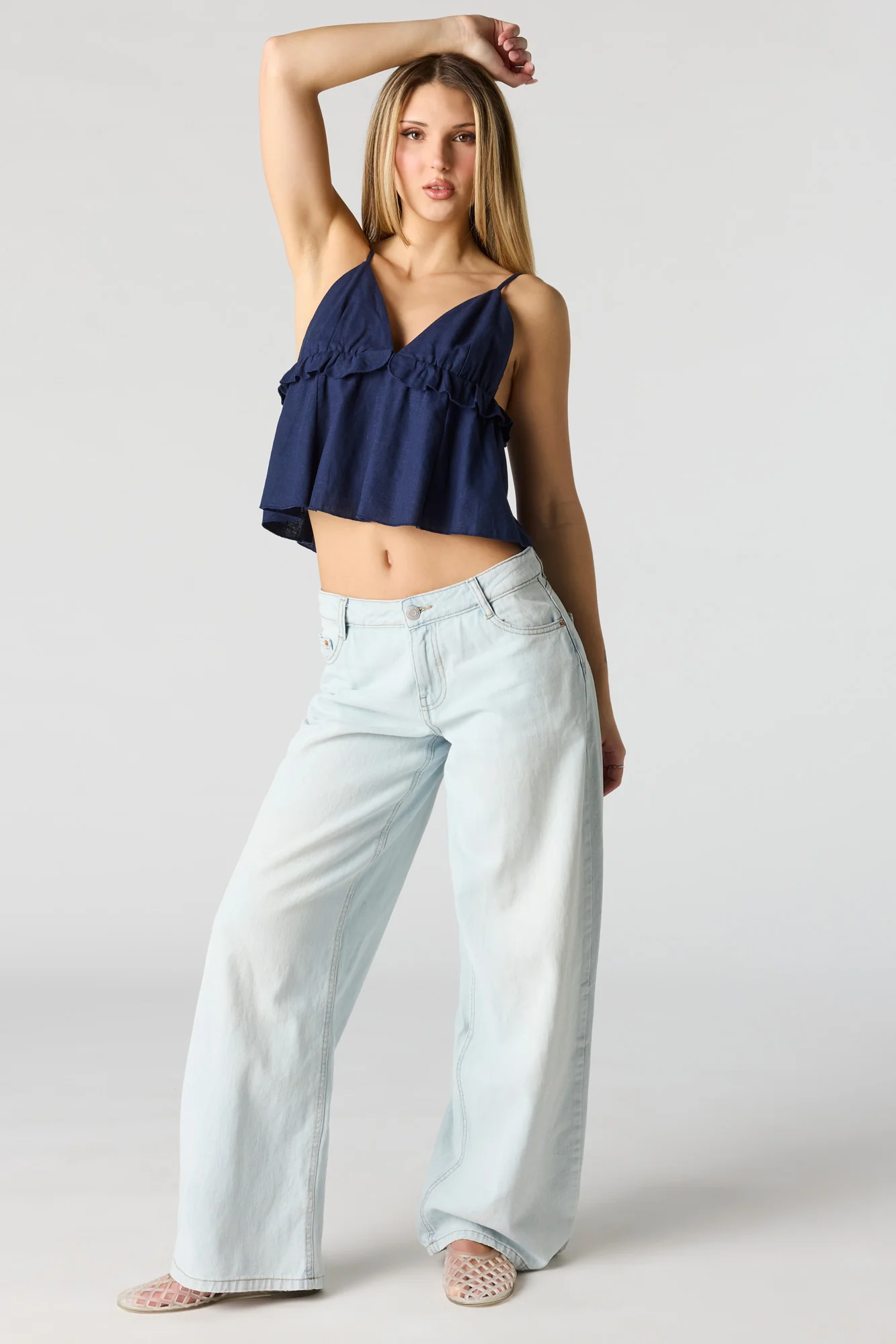 7954-linen-blend-babydoll-tank-16.webp Linen-Blend Babydoll Tank