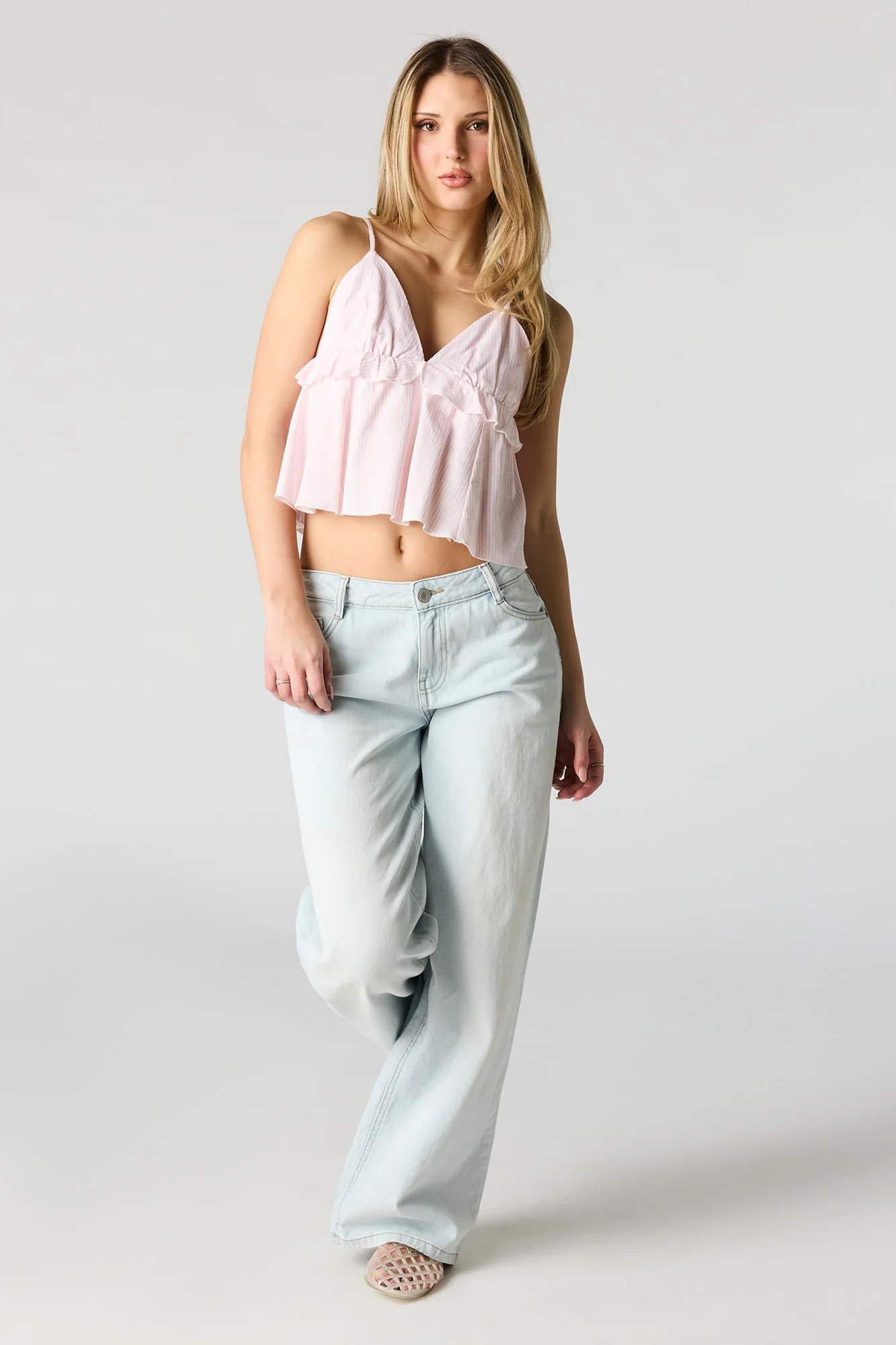 7954-linen-blend-babydoll-tank-3.webp Linen-Blend Babydoll Tank