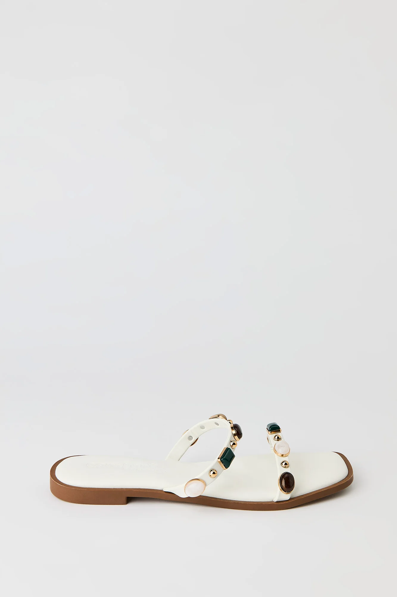 Band Sandal with Gems
