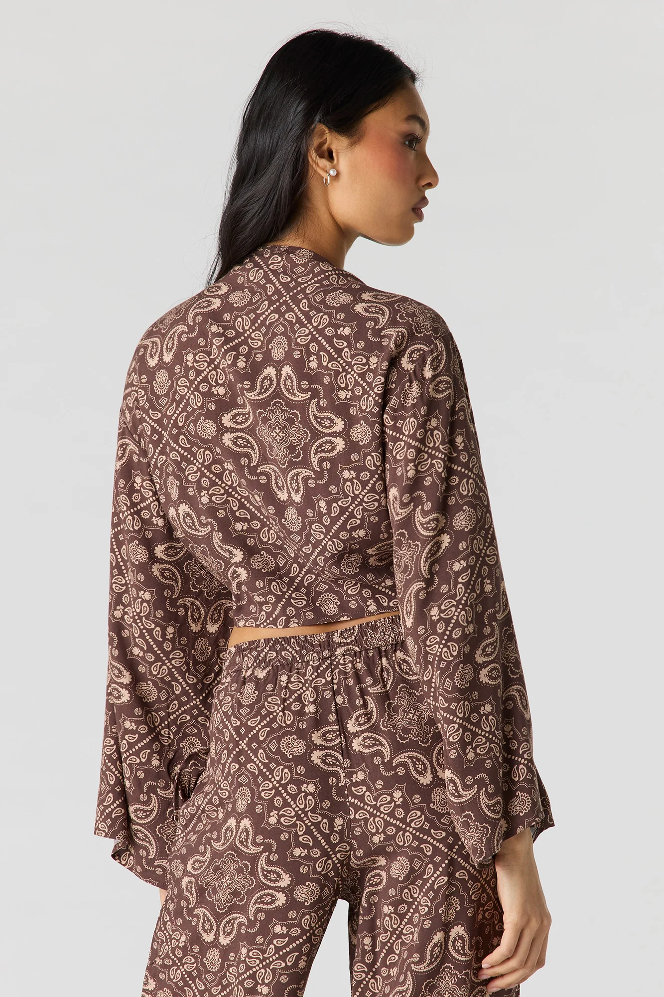 Flowy Tie Front Shrug