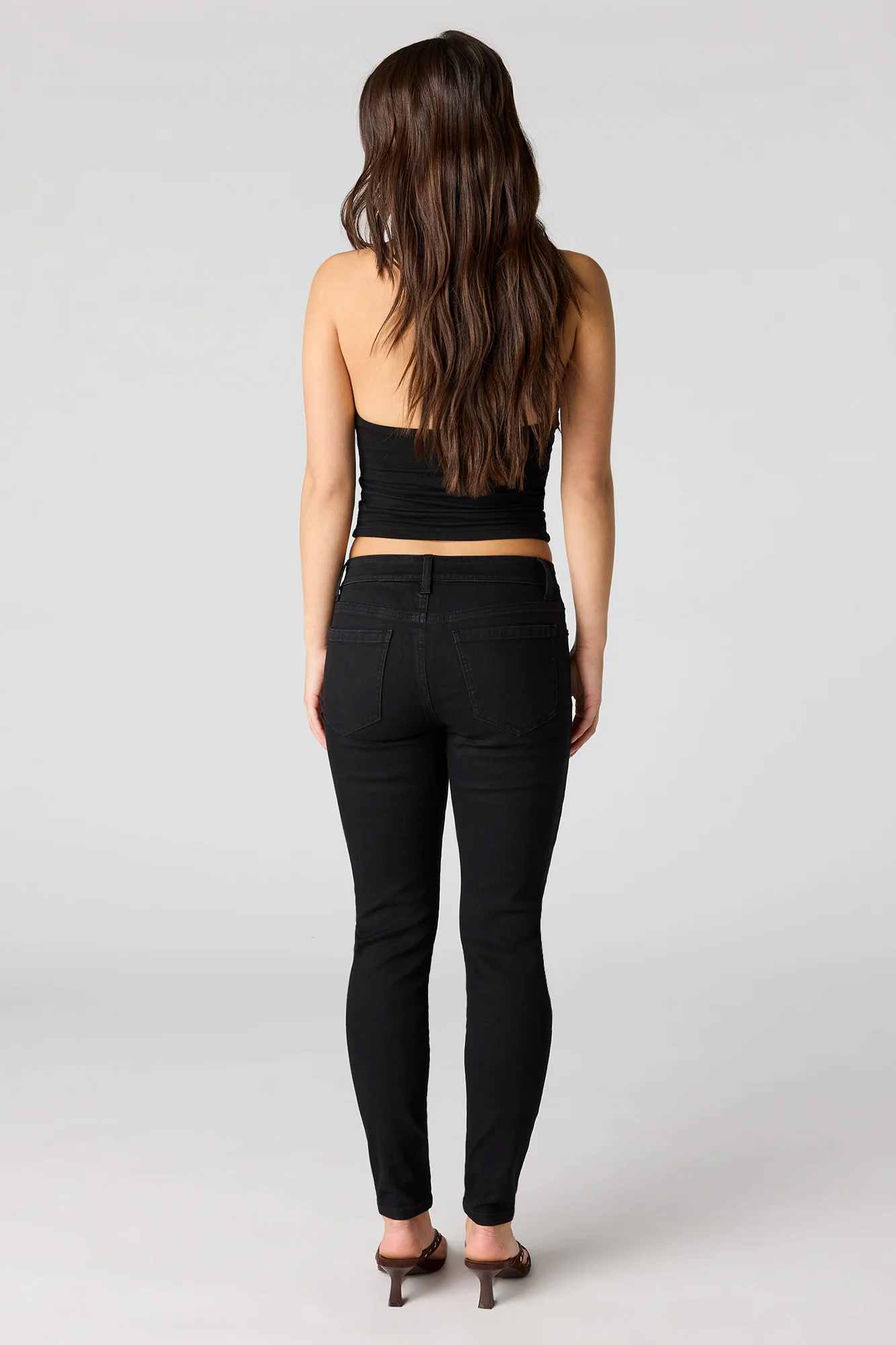 Low Rise Black Skinny Jean