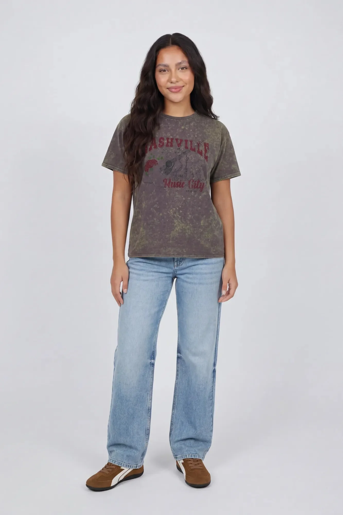 Washed Graphic Boyfriend T-Shirt