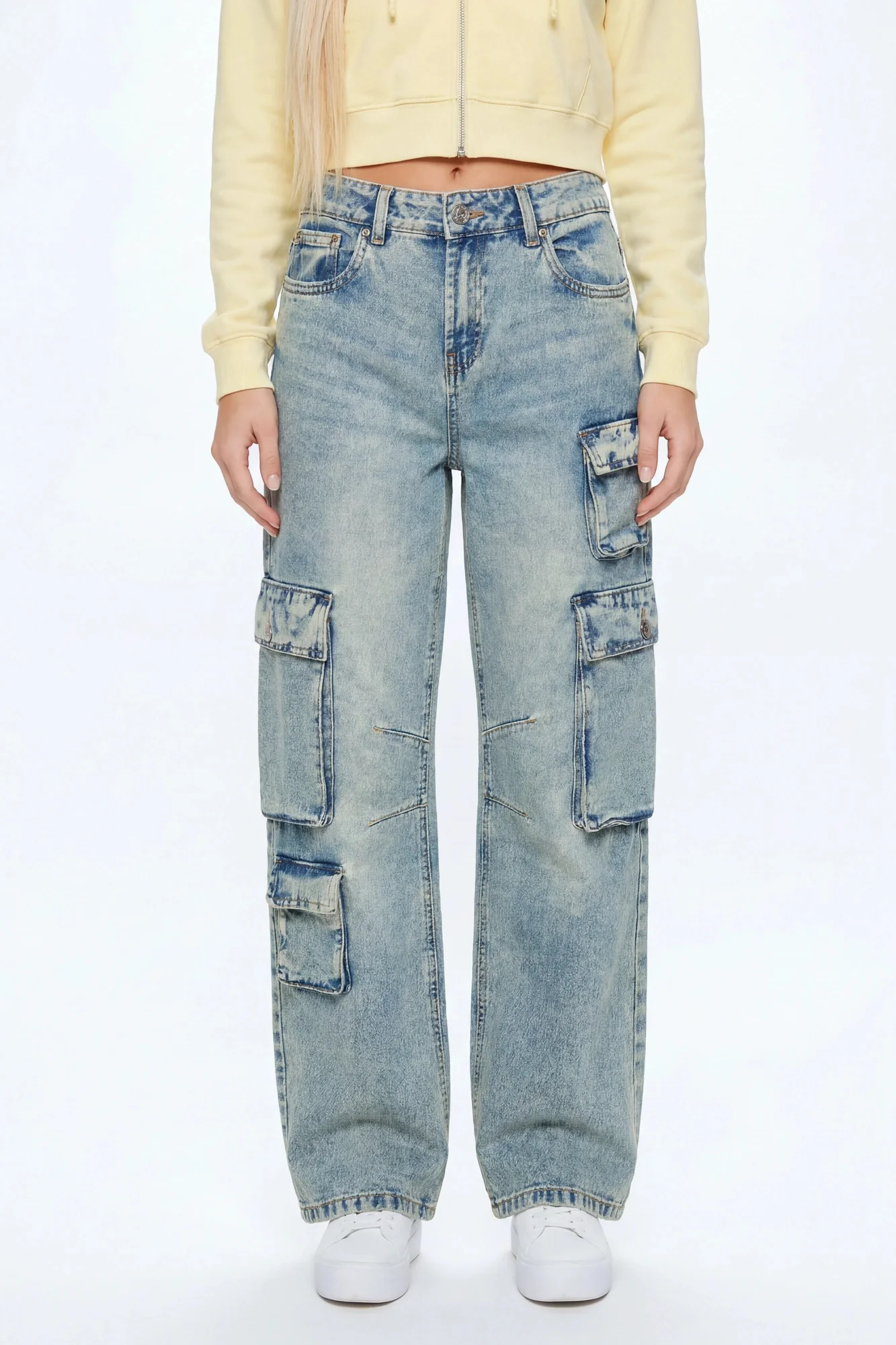 Multi Pocket Cargo Jean