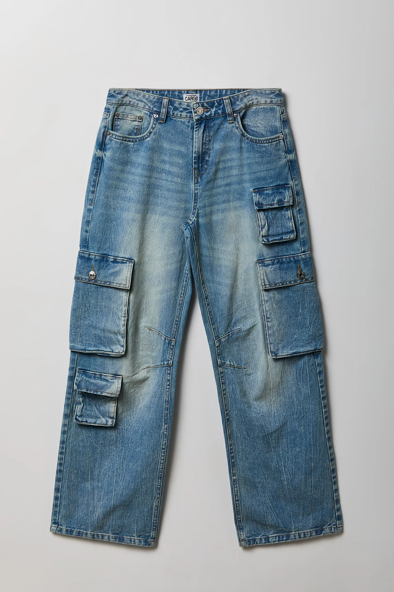 Multi Pocket Cargo Jean