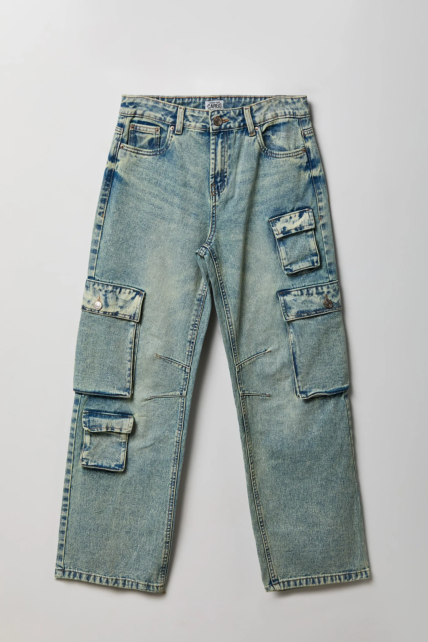 Multi Pocket Cargo Jean