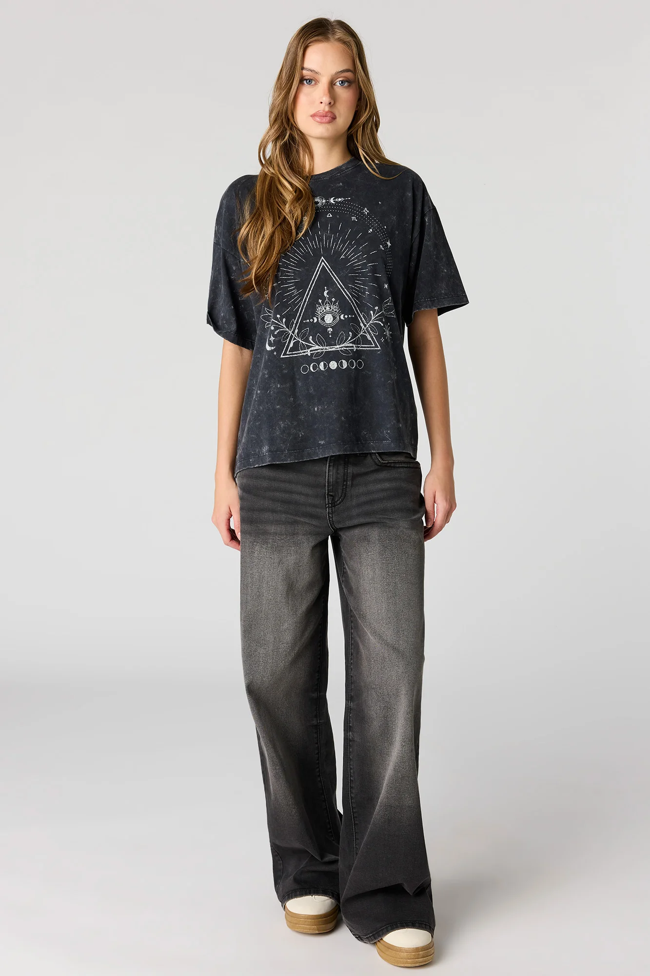 Graphic Washed Boyfriend T-Shirt