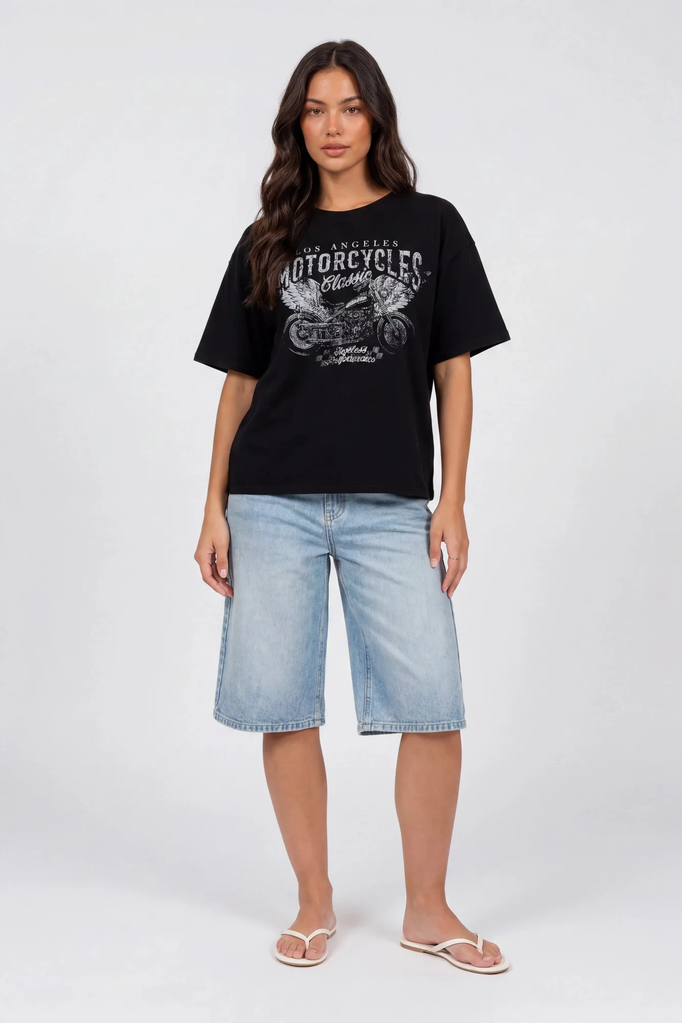 Washed Graphic Boyfriend T-Shirt