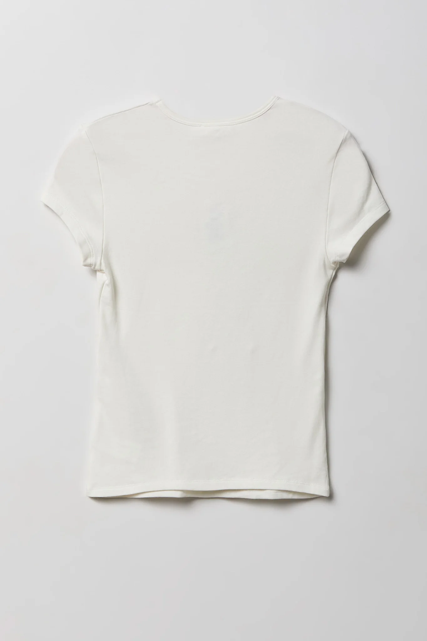 Graphic Ribbed T-Shirt