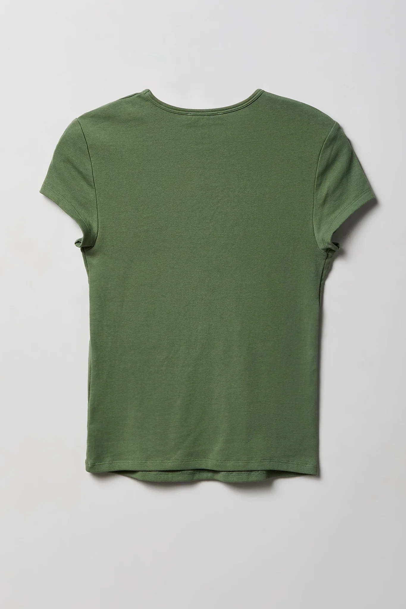 Graphic Ribbed T-Shirt