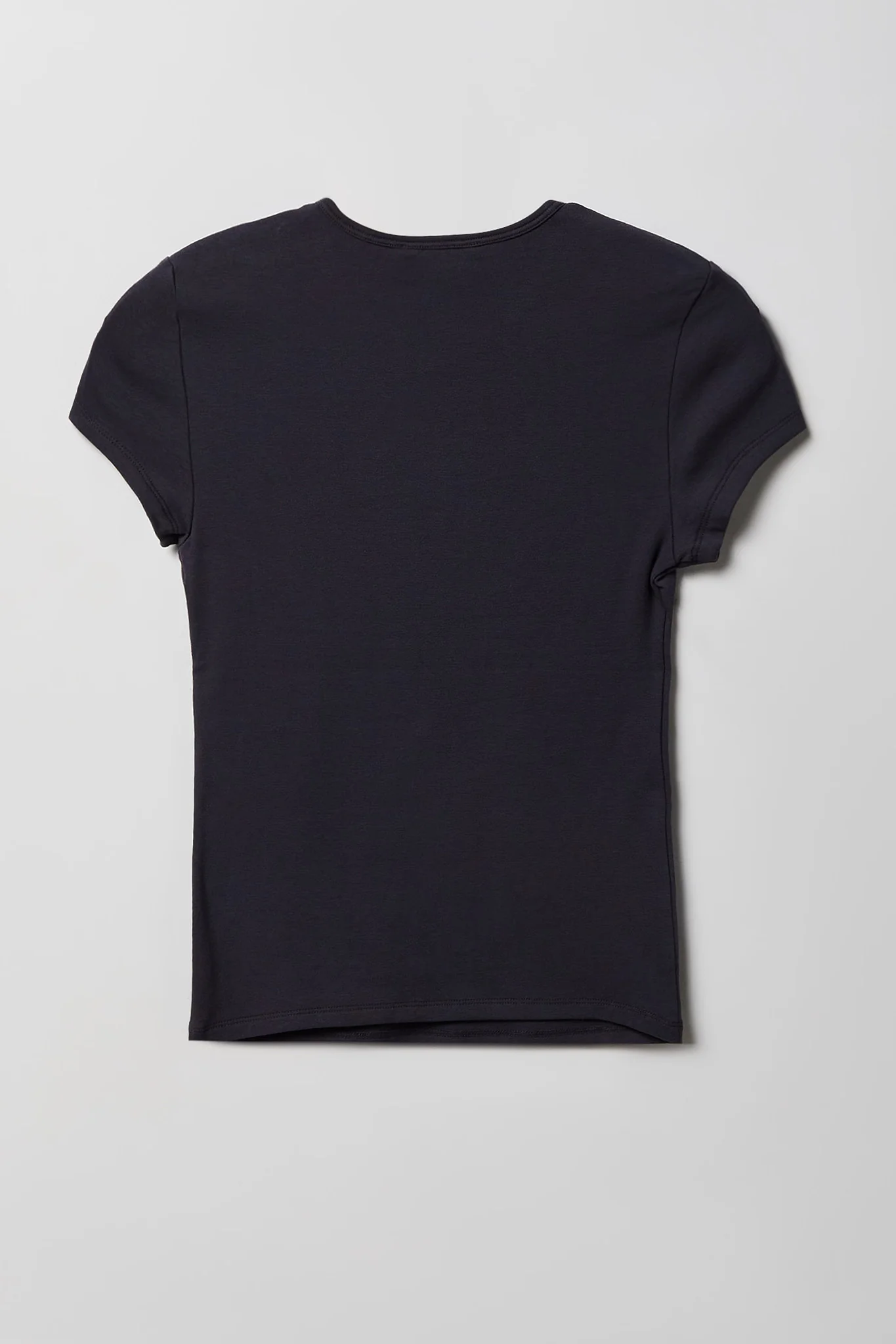 Graphic Ribbed T-Shirt
