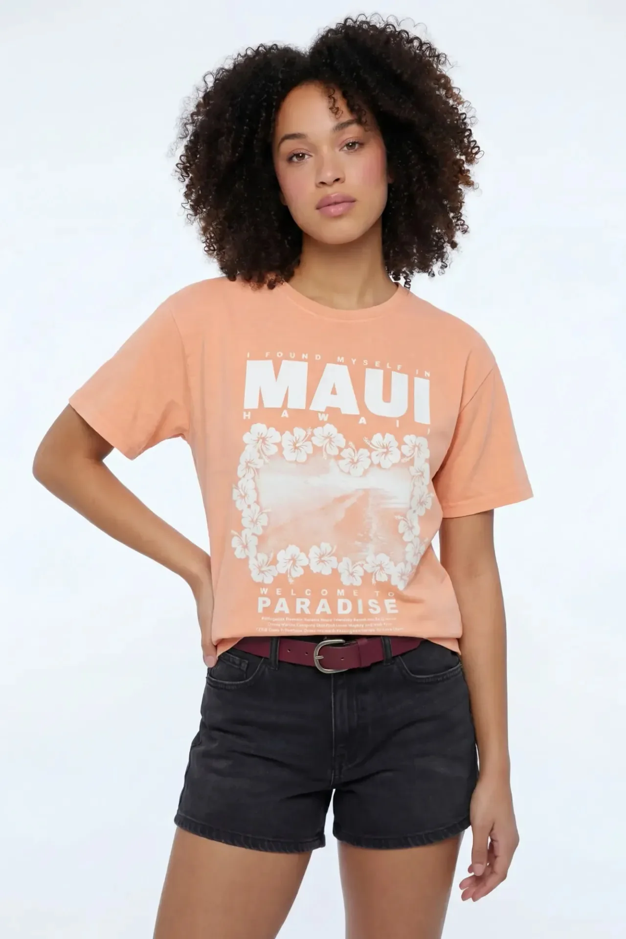 Washed Graphic Boyfriend T-Shirt