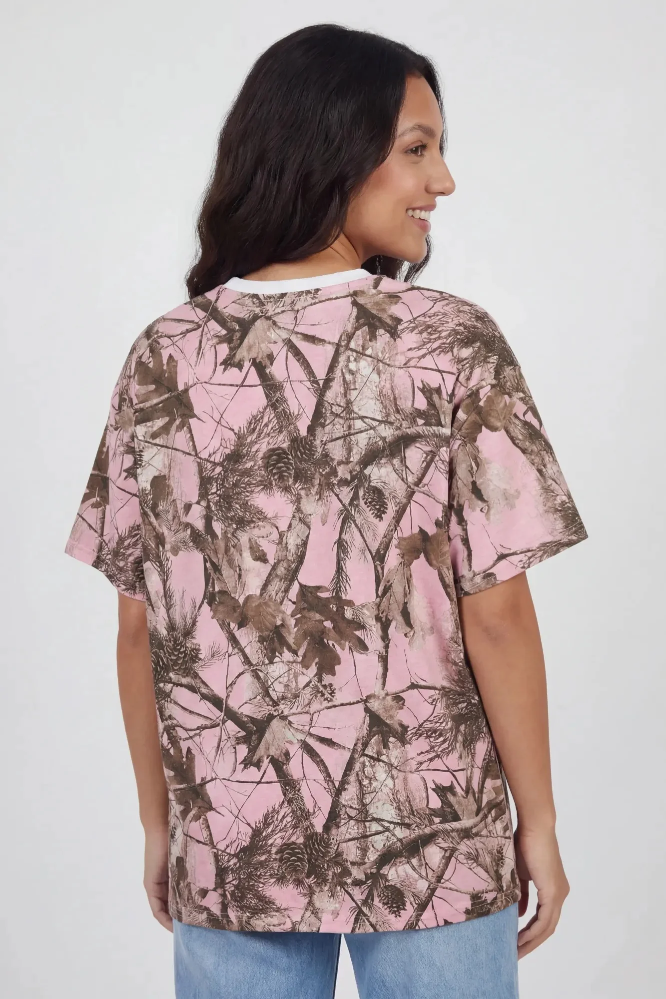 Oversized Camo Graphic T-Shirt