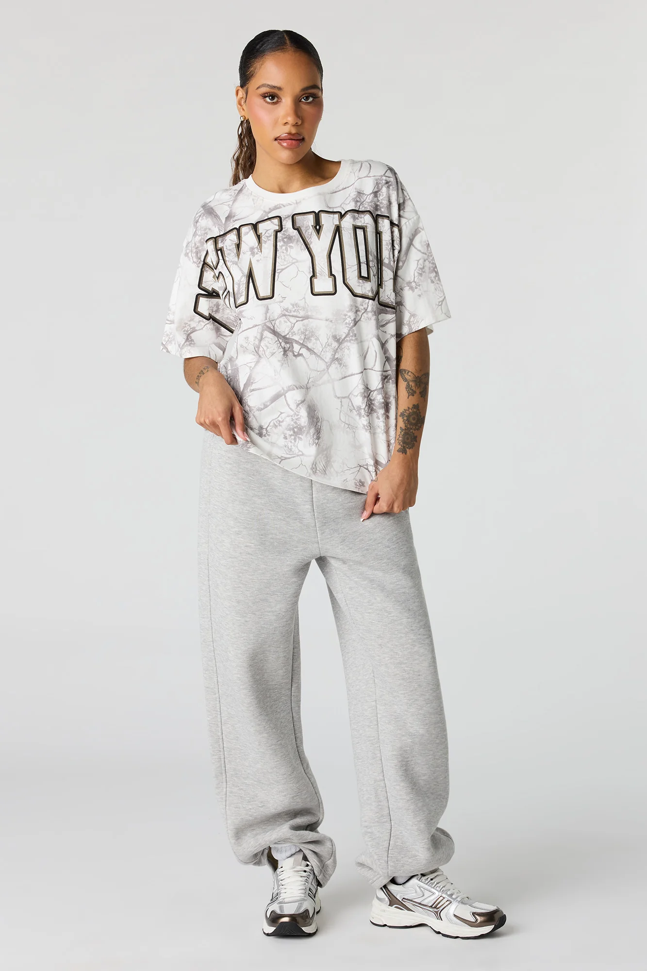 Graphic Printed Boyfriend T-Shirt