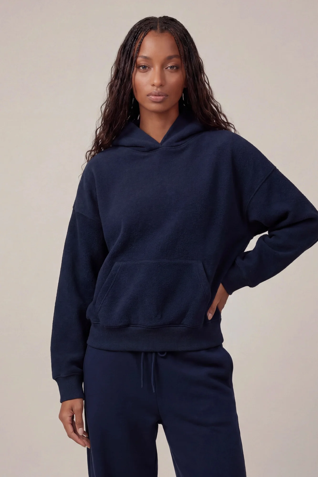 Fleece Boxy Hoodie