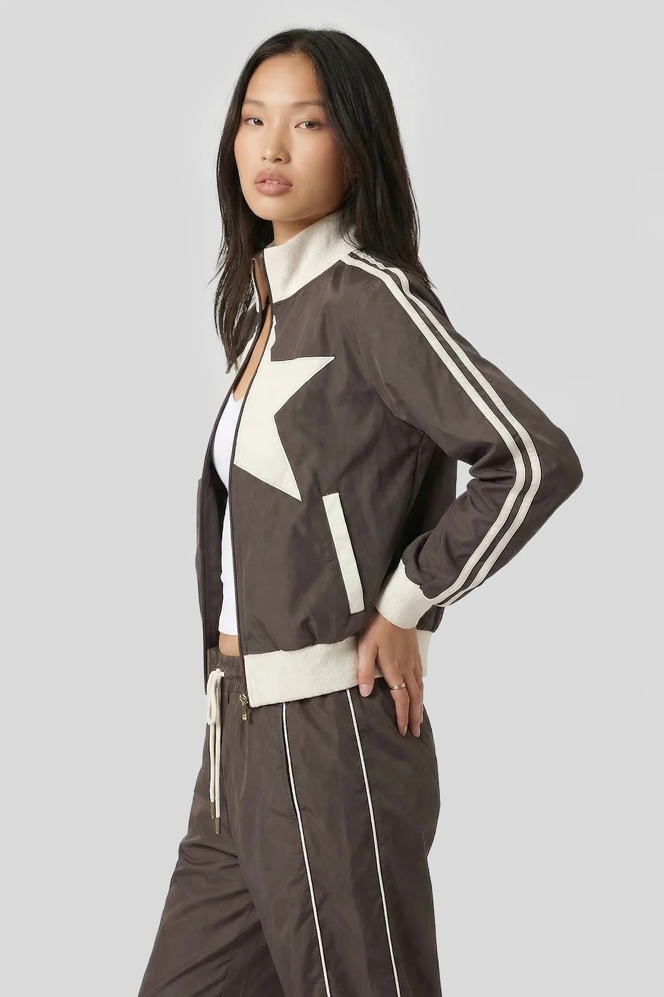 Nylon Star Track Jacket