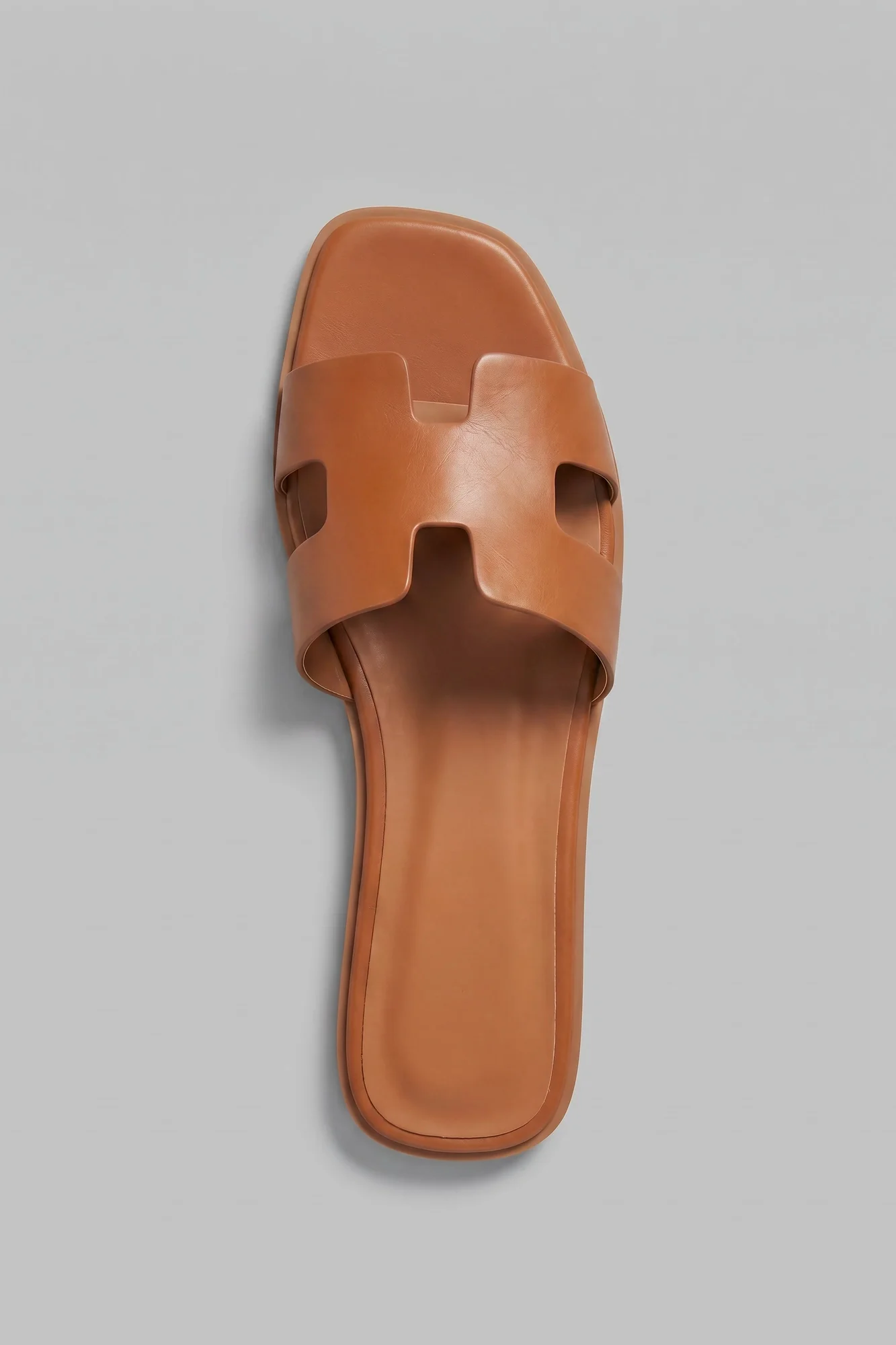 Faux Leather H Band Sandal