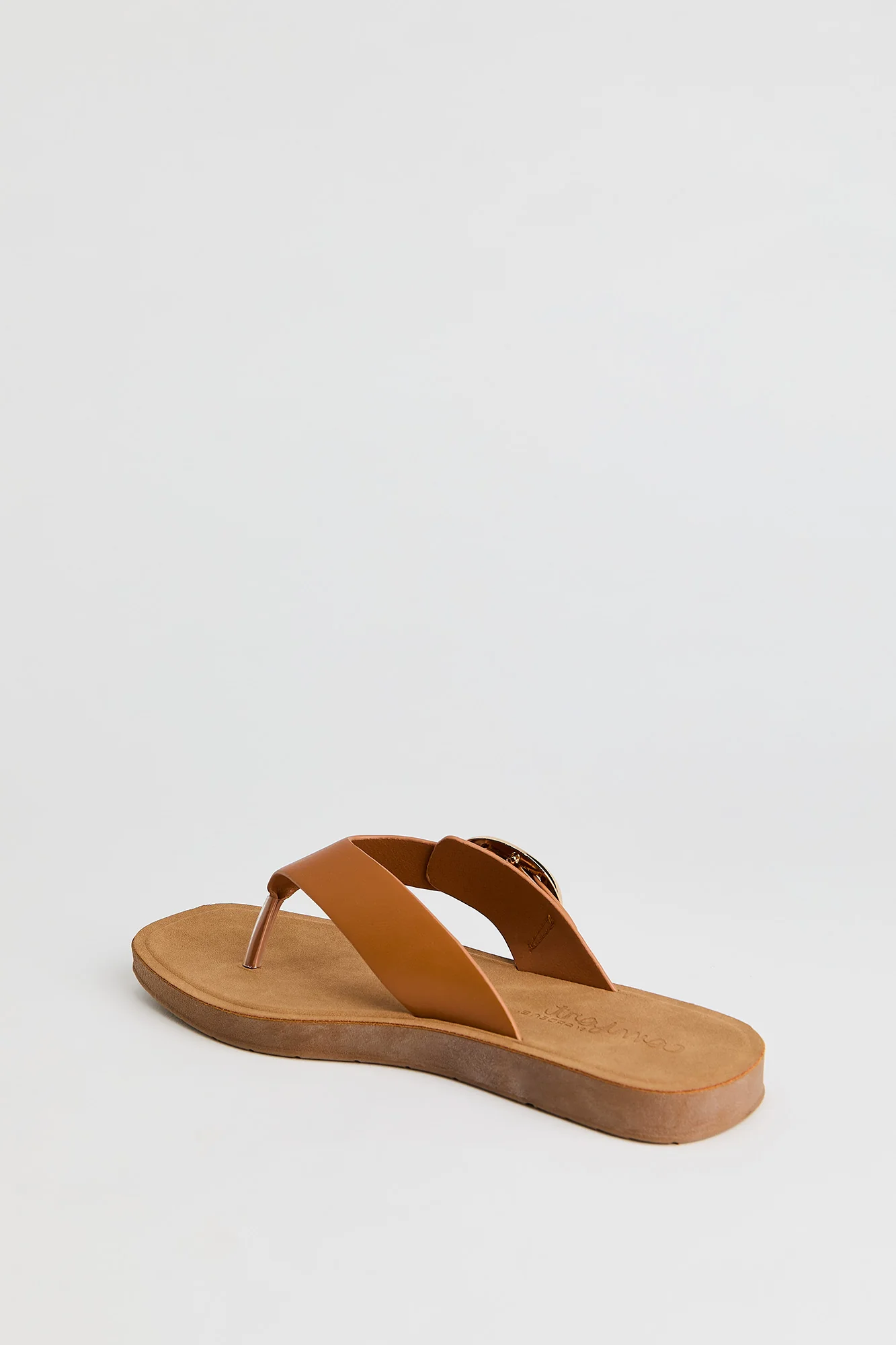Thong Strap Buckle Sandal