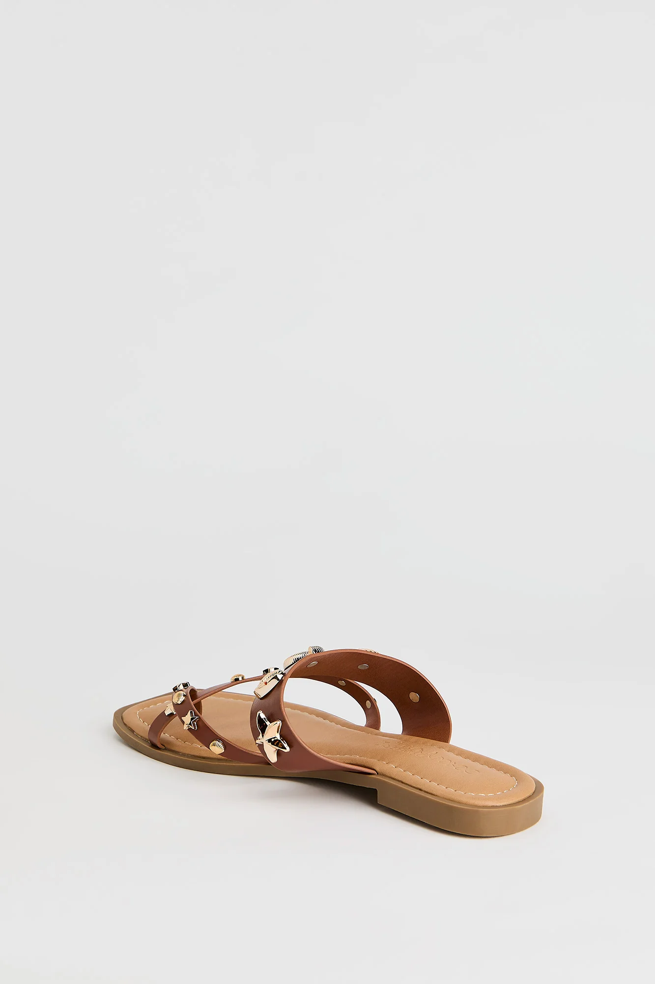 Shell Charm Toe Loop Sandal