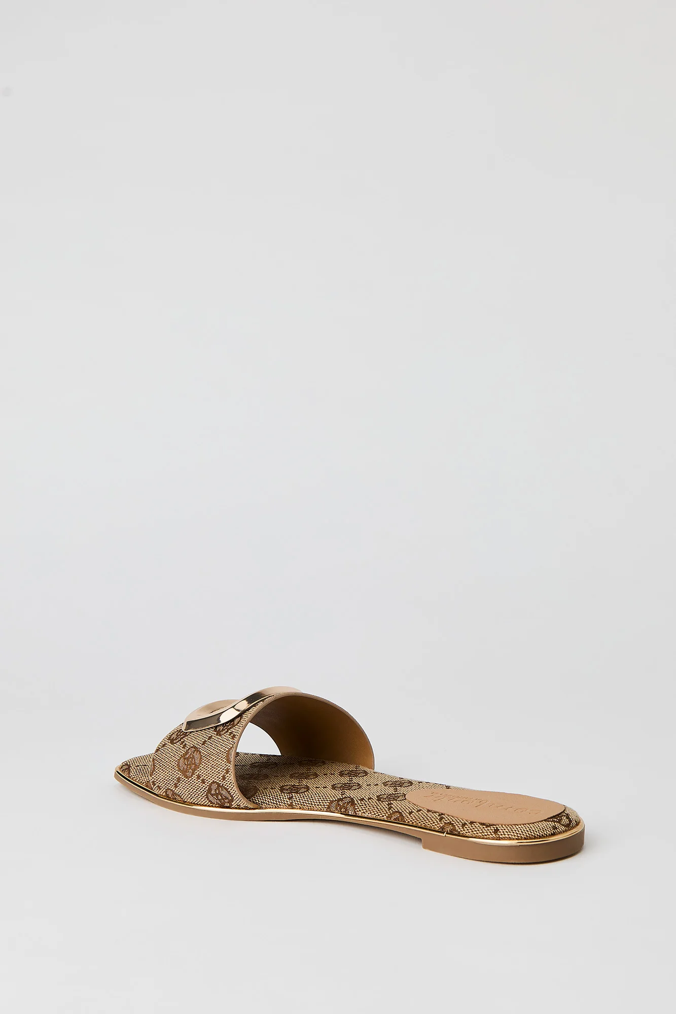 Square Metal Buckle Sandal