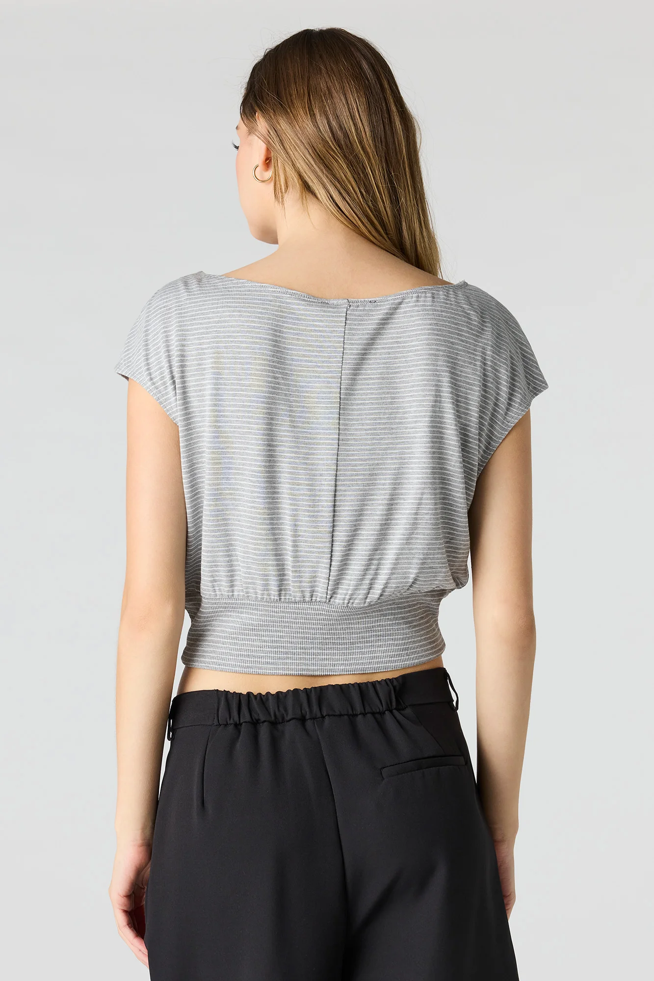 Striped Dolman Top