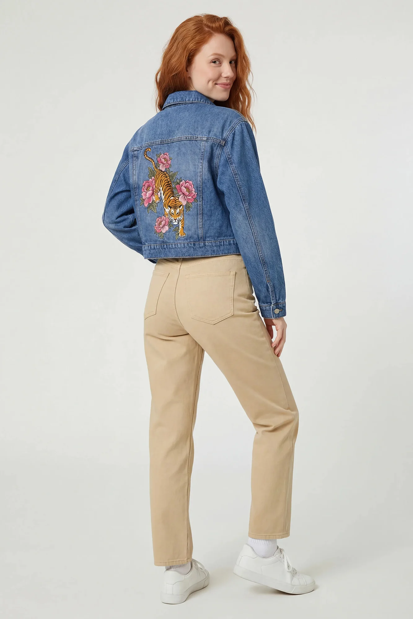 Graphic Denim Jacket